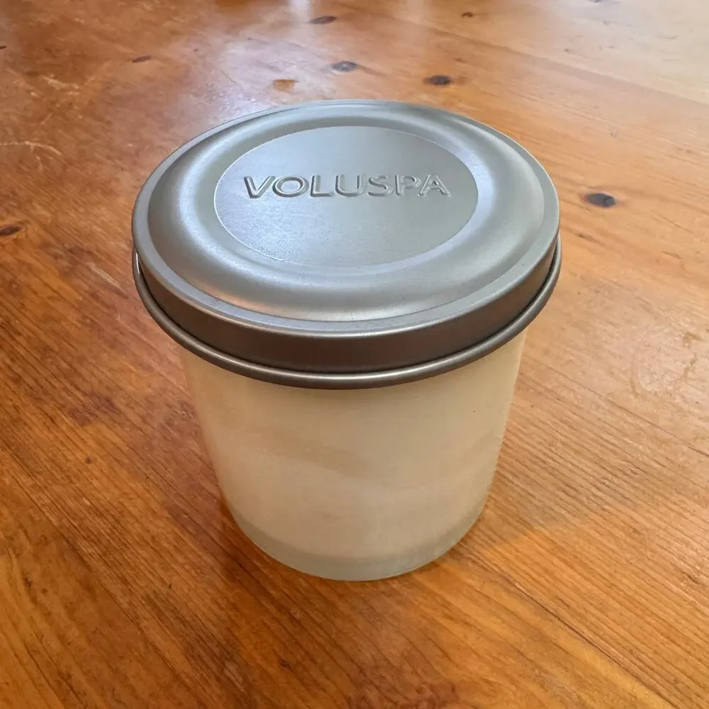 VINTAGE Voluspa French Cade & Lavender Candle Single Wick Home Decorative NEW